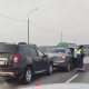 На объездной дороге Курска в ДТП попало три автомобиля