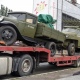 В Курск привезли военную технику