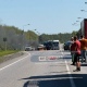 В Курской области на трассе сгорел автомобиль