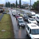 Авария в Курске собрала огромную пробку