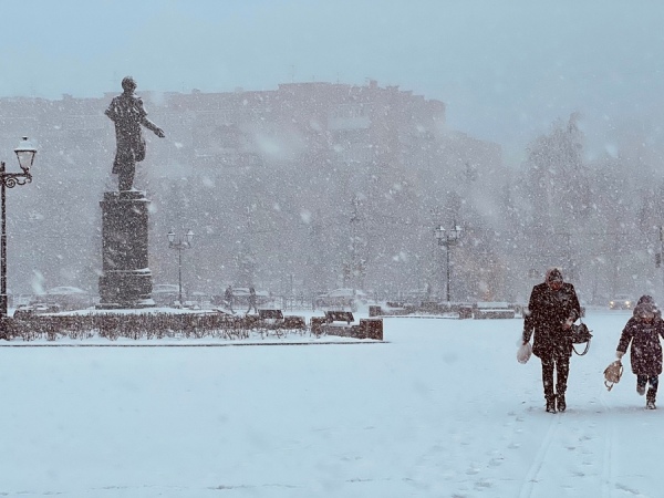 В Курске бушует циклон «Валли»: месячная норма осадков и ледяной дождь