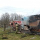 В Курской области горели дом и гараж