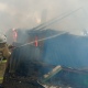 Под Курском сгорел жилой дом