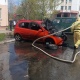 В Курской области за сутки сгорели два красных автомобиля