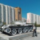 В Курске в парке «Патриот» военную технику вымыли с мылом