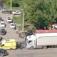 В Курске машина сбила пешехода, затруднено движение