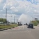 Коммунальщики объяснили происхождение фонтана на Сеймском мосту в Курске