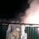 В Курской области сгорела хозяйственная постройка