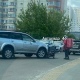 Курске в ДТП попал курьер на скутере