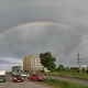 В Курске любовались двойной радугой