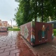 В Железногорске появились уникальные скамейки по мотивам суджанских ковров
