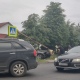 В Курске машина сбила столб