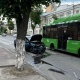 В Курске ДТП с Волгабасом перекрыло движение автобусов