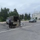 На Красной площади Курска устраняют порыв сети водоснабжения