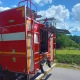 В Курской области произошел пожар на кладбище