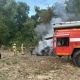 Под Курском потушили пожар