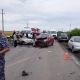 Курское УМВД распространило фото с места аварии с участием машины замгубернатора