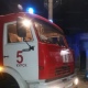 В Курске ночью сгорел 2-этажный дом
