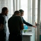 Хинштейн во Льгове проверил реконструкцию Башни Шамиля и поврежденного ВСУ дома