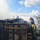 Под Курском потушили пожар на подворье