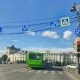 В центре Курска автобус попал в ДТП