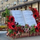 В центре Курска установили арт-объект в виде книги со стихами Фета