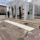 В Курске на Театральной площади возводят деревянный настил вместо газонов