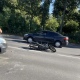 В Курске столкнулись автомобиль и мотоциклист