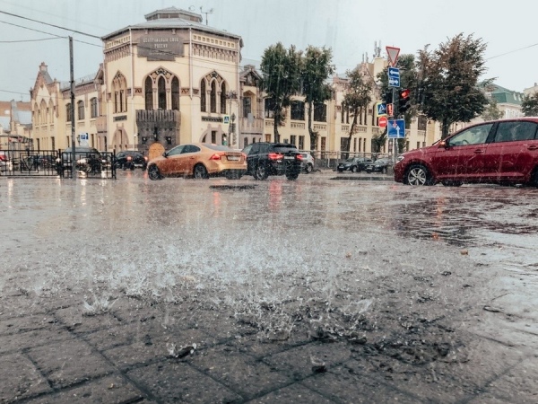 Курскую область накрыл активный южный циклон с дождями