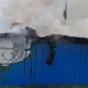 В Курской области горела баня