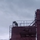 В Курской области потушили горящую зерносушилку