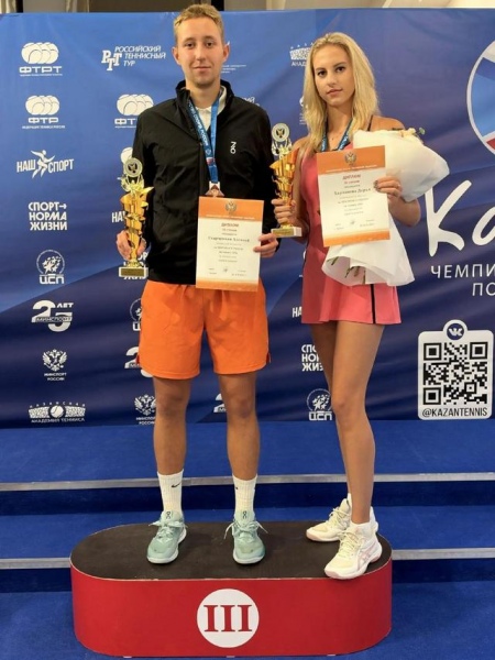 Курская теннисистка завоевала бронзу чемпионата России