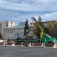 В Курске с Театральной площади увозят поставленные 7 лет назад скамейки