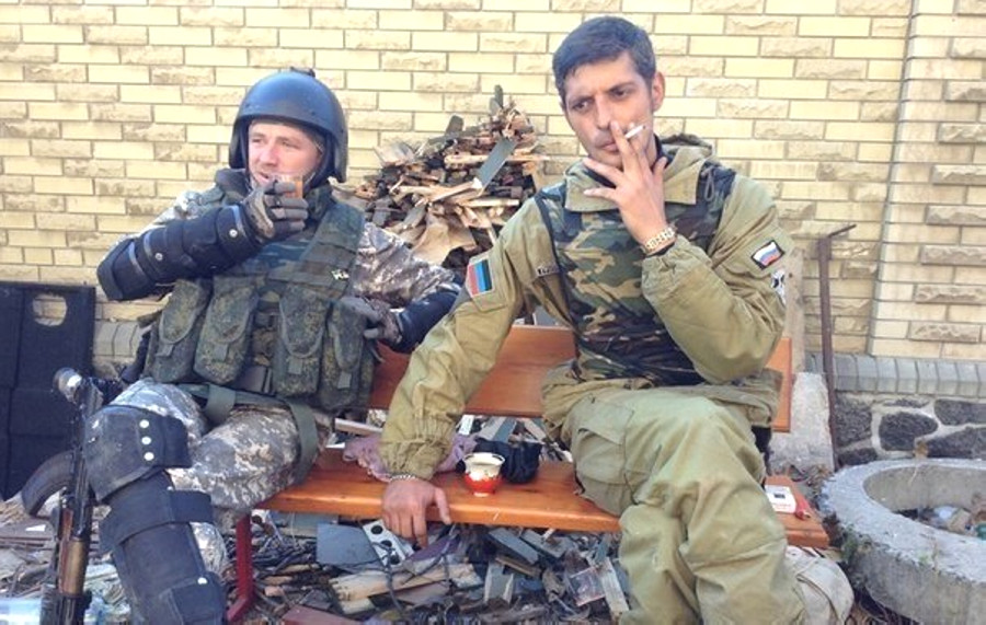 Командиры ополчения Моторолла и Гиви Командиры ополчения Моторолла и Гиви