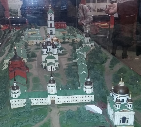Макет Саровской пустыни в Музее ядерного оружия Макет Саровской пустыни в Музее ядерного оружия