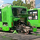 В Курске у пассажирского автобуса на ходу вывалился двигатель