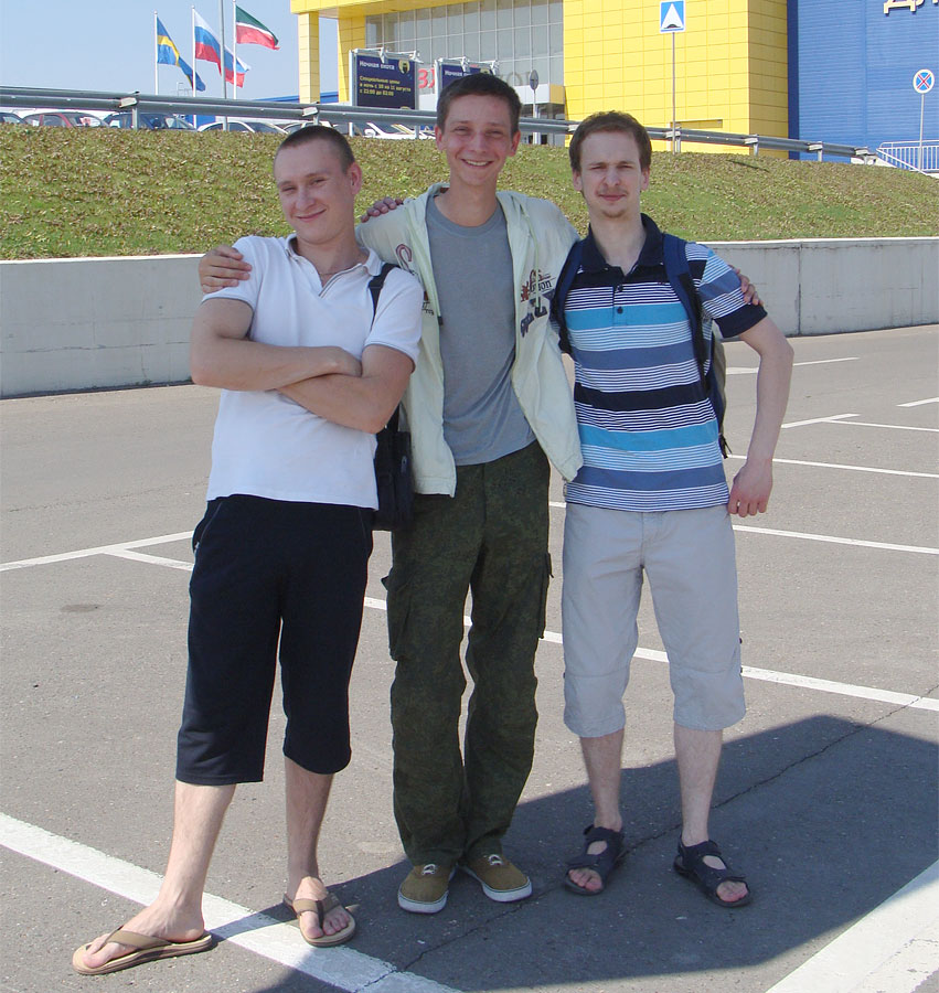 Встреча с друзьями: чувашом Сашей и мурманчанином Колей Встреча с друзьями: чувашом Сашей и мурманчанином Колей