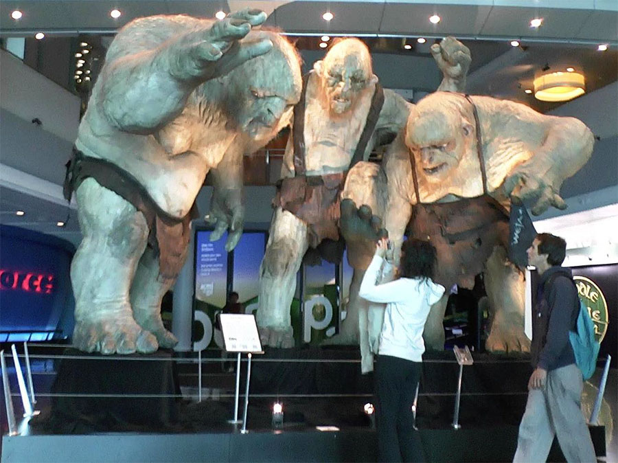 Тролли в музее Велингтона Тролли в музее Велингтона