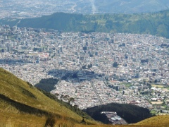 Кито с высоты птичьего полета Кито с высоты птичьего полета