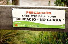 Высота 4100 метров над уровнем моря Высота 4100 метров над уровнем моря