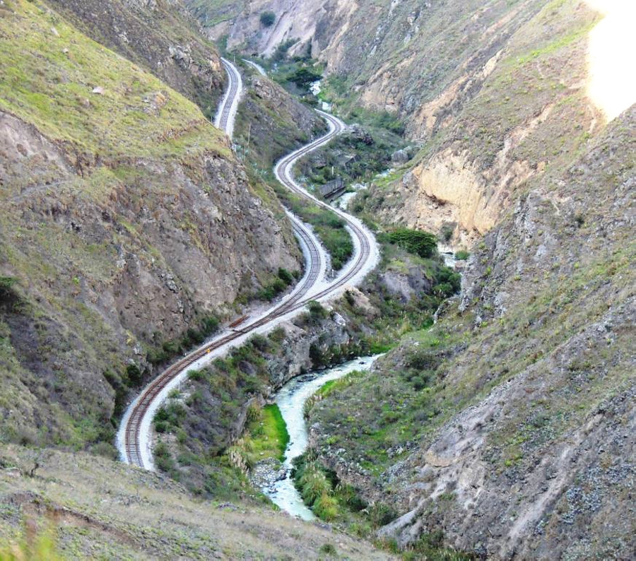 Зигзаг — метод снижения высоты на Носу Дьявола Зигзаг — метод снижения высоты на Носу Дьявола