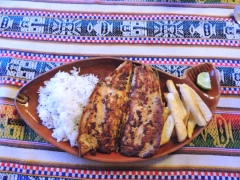 Форель и рис — основная еда здешних индейцев Форель и рис — основная еда здешних индейцев